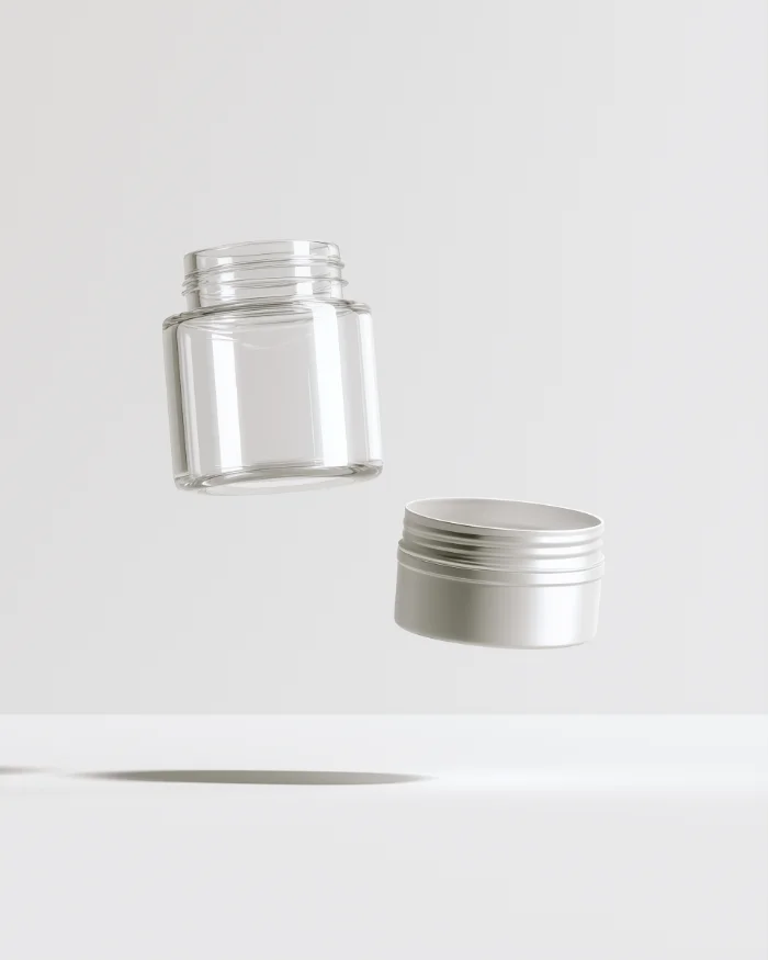 Glas und Metall
